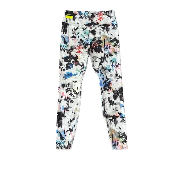 Nike Dry Fit Leggings - New With Tags - White - Colorful - Large - Picture 2 of 7